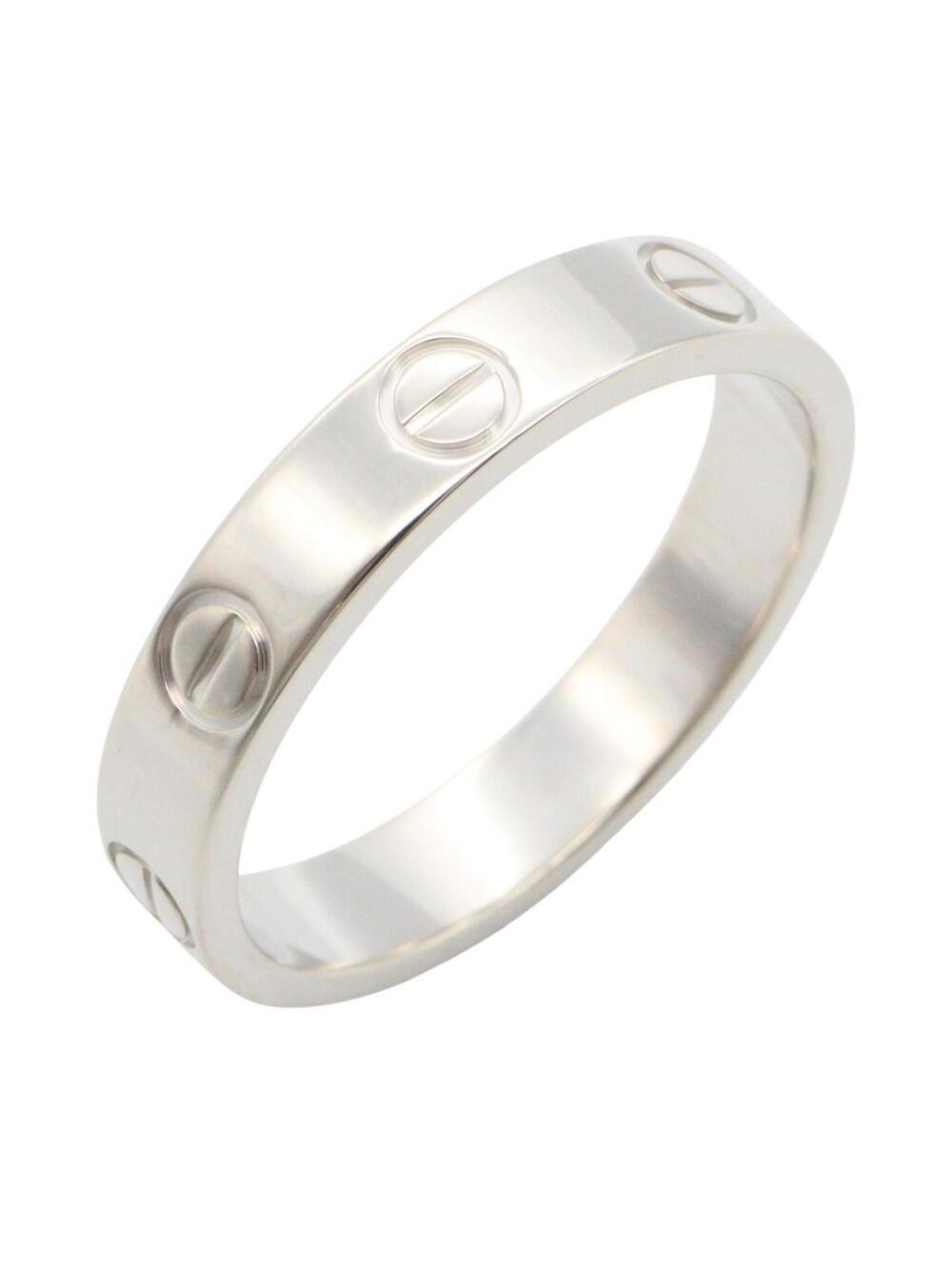 Cartier Mini Love Ring 18Kwg White Gold #313880C13B